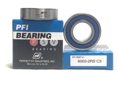 Bearing PFI 6003-2RS C3 17x35x10 photo 1