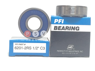 Bearing PFI 6201 2RS 1/2 C3 12.7x32x10 photo 1