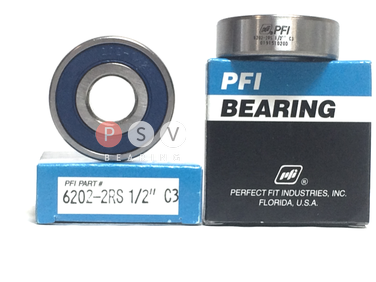 Bearing PFI 6202-2RS 1/2" C3 12.7x35x11 photo 1