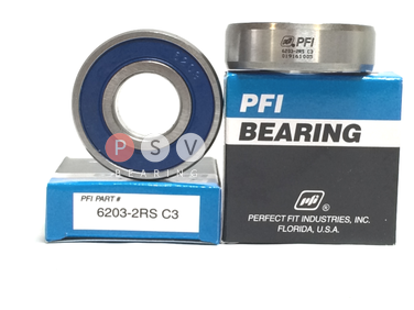 Bearing PFI 6203-2RS C3 17x40x12 photo 1