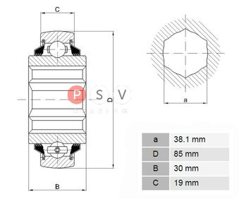Bearing Z&S 209KRRB2 85x30 photo 4