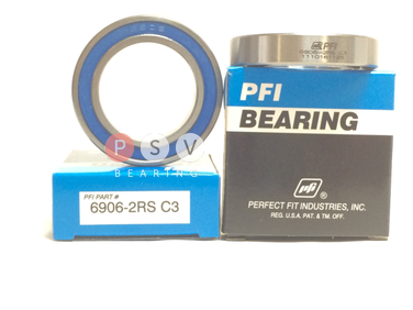 Bearing PFI 6906-2RS C3 30x47x9 photo 1