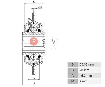 Подшипник Z&S ST740/GW211PPB40Q 55.58 фото 6