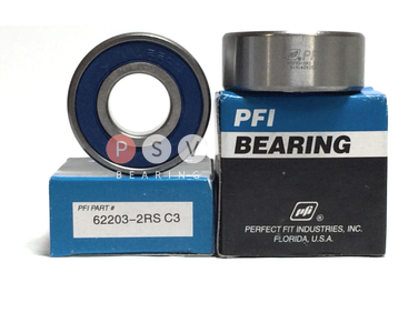 Bearing PFI 62203-2RS C3 17x40x16 photo 1