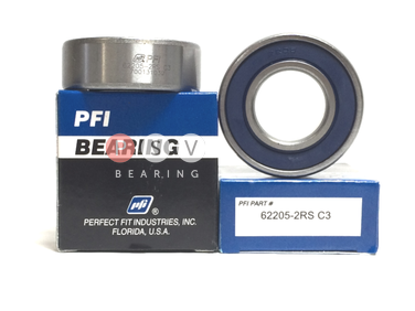Bearing PFI 62205-2RS C3 25x52x18 photo 1