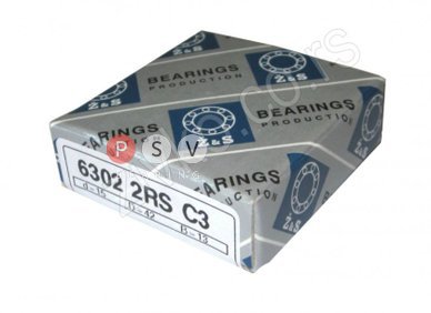 Bearing Z&S 6302 2RS C3 15x42x13 photo 1