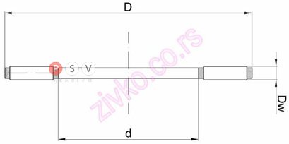 Bearing Z&S AXK 1024 10x24x2 photo 2