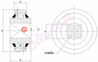 Bearing Z&S SLTW211 100x36 photo 4