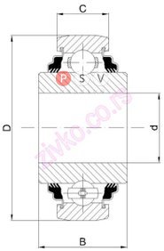 Bearing Z&S SL20 40.5x90x45 photo 4