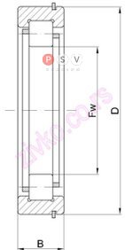 Bearing Z&S RNU 207 EM NR 72x17 photo 5