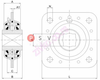 Підшипник Z&S ST740/GW211PPB30Q 55.8 фото 4