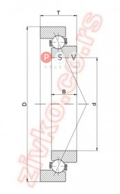 Bearing Z&S 120BA16 120x165x22 photo 5